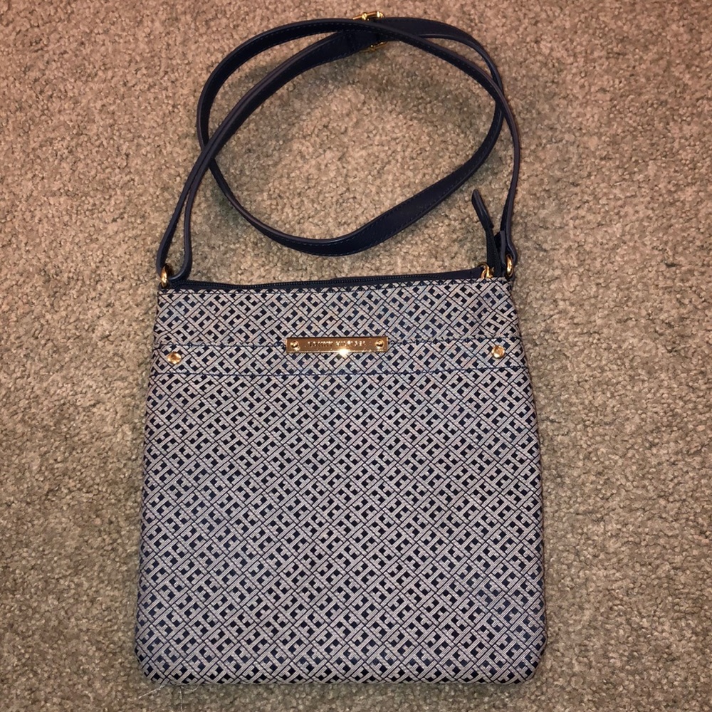 Navy Tommy Hilfiger cross body bag